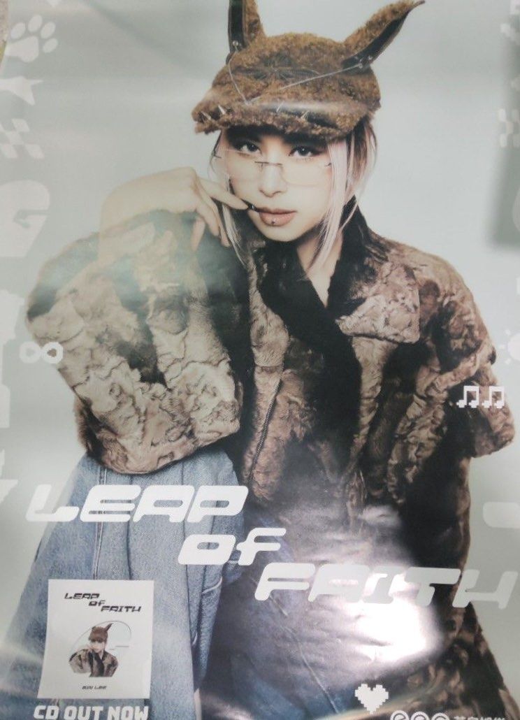 GIN LEE 李幸倪 – LEAP OF FAITH 2025 new album 最新專輯 香港進口Deluxe Edition 首版CD 限量護送海報(Ready Stock現貨)