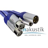 Inakustik Premium XLR Interconnect Hifi Audio Grade XLR to XLR 1.5 Meter Pair Design In Germany - Image 3
