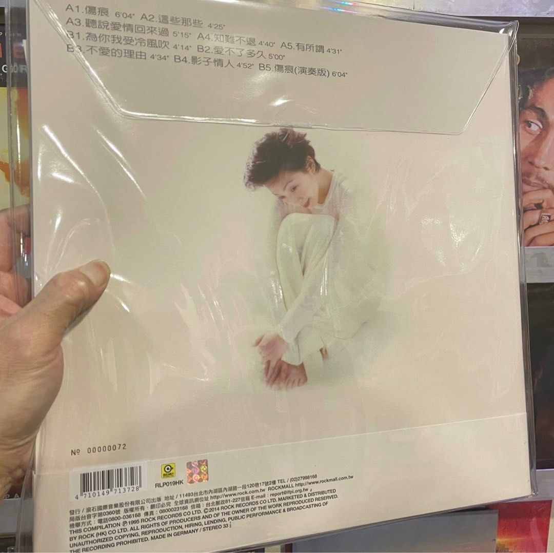 林憶蓮LOVE SANDY Picture Vinyl LP圖案膠 Gatefold雙開封套(Made in Germany)Brand-New全新現貨