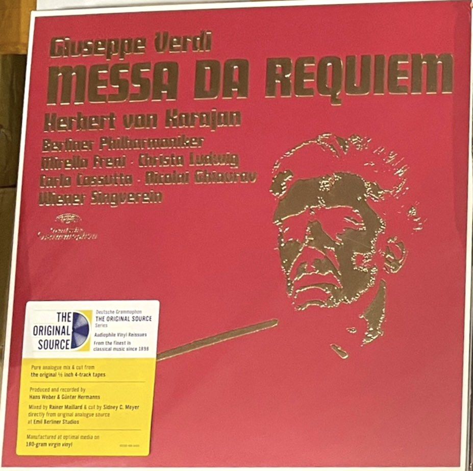 Verdi: Messa da Requiem Original Source Vinyl (2LP)Brand-New