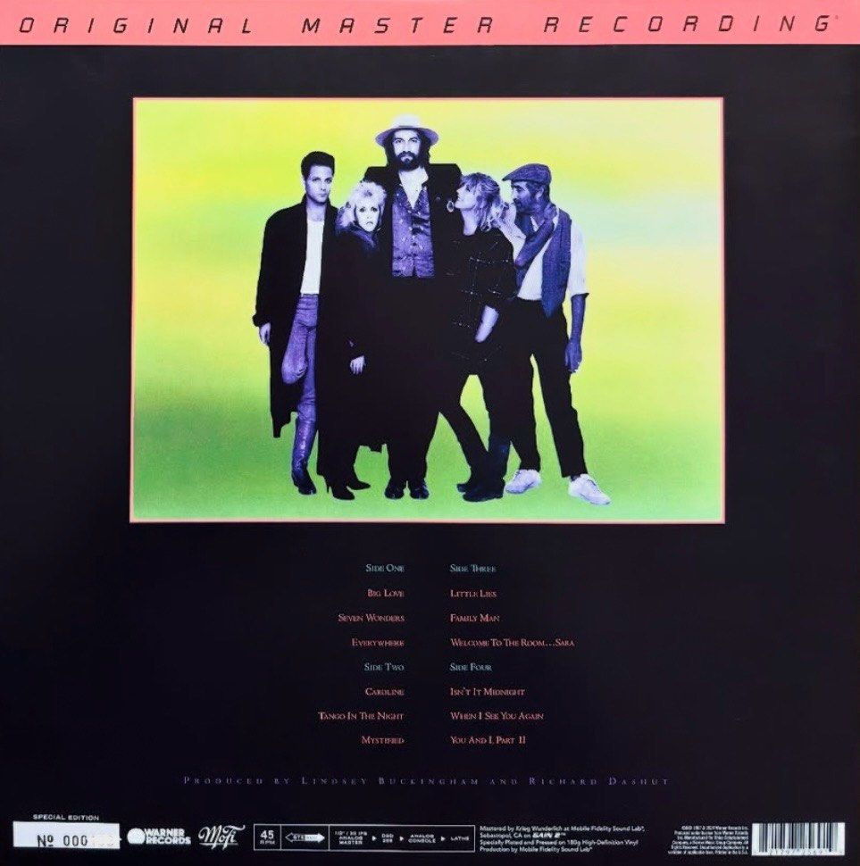 Fleetwood Mac – Tango in the Night (Mobile Fidelity’s Numbered Edition 180g 45rpm 2LP)Brand-New