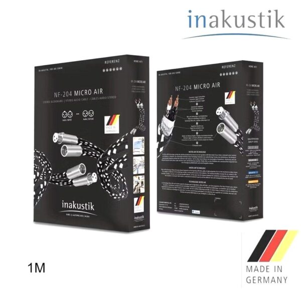 Inakustik Reference NF-204 XLR Micro Air (1 pair)Made in Germany
