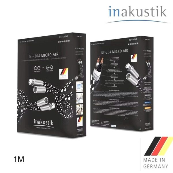 Inakustik Reference NF-204 XLR Micro Air (1 pair)Made in Germany