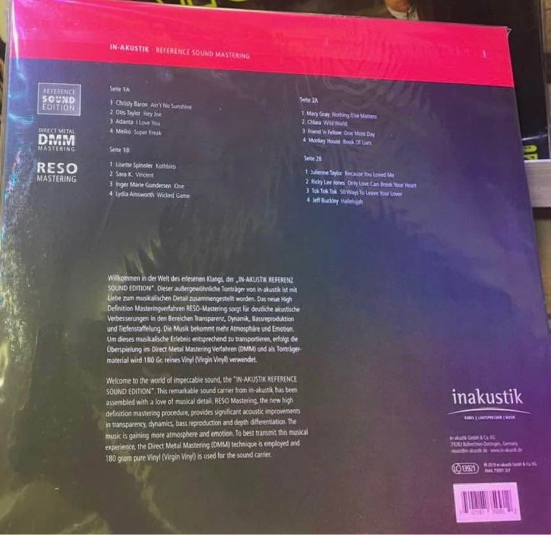 Reference Sound Edition Great Cover Versions, Vol II DMM Audiophile Pressing Vinyl 2LP
