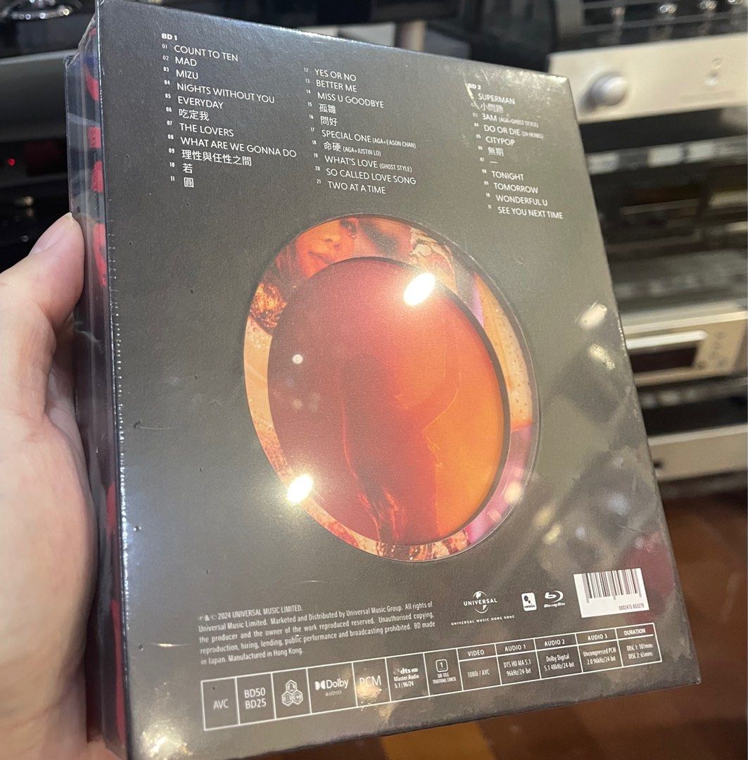 AGA江海迦首個個人紅館演唱會ONEDERFUL LIVE 2023 (2 Blu-ray)Brand-New全新現貨