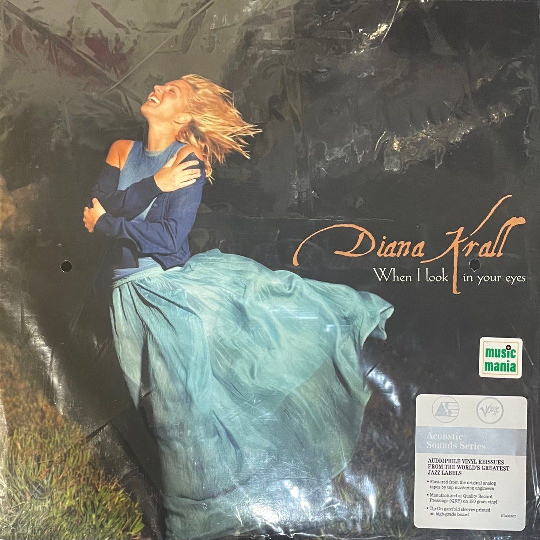 Diana Krall – When I Look In Your Eyes(Verve Acoustic Sounds Series Vinyl 2LP)Brand-New