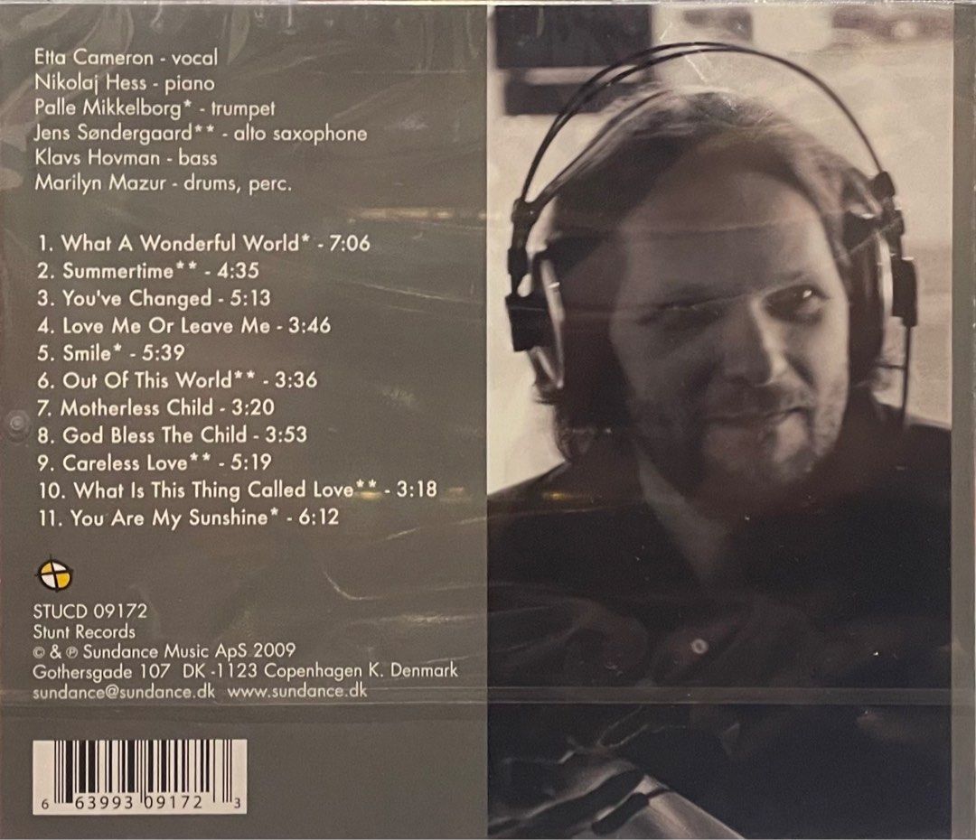 Etta Cameron & Nikolaj Hess with Friends Audiophile CD(Made in Denmark)Brand-New