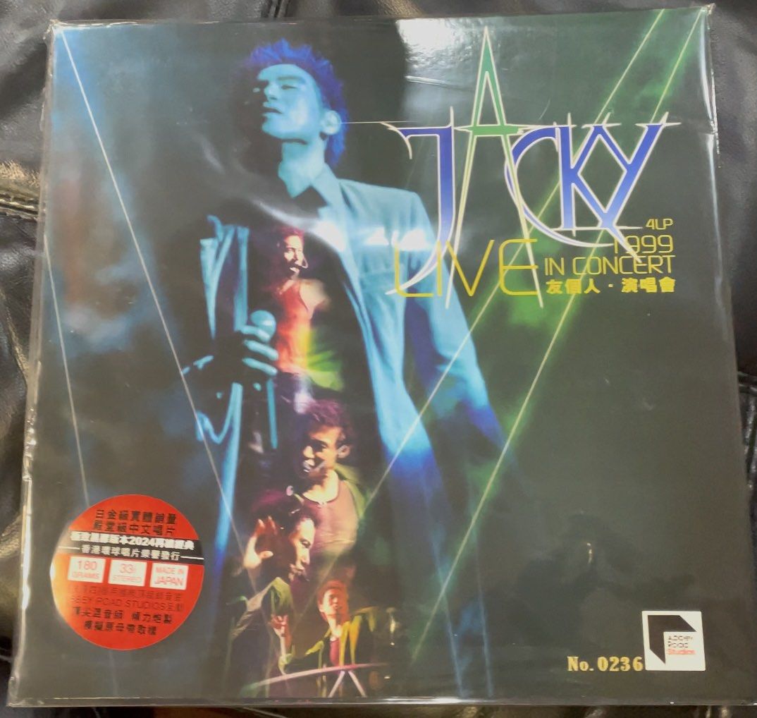 JACKY CHEUNG張學友 有個人演唱會ARS Vinyl(4LP)Brand-New全新現貨