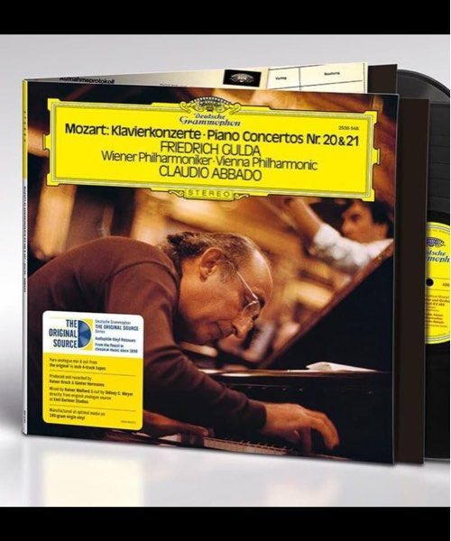 Mozart: Piano Concertos Nos. 20 & 21: 180g virgin vinyl LP Original Source Series