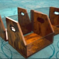 黑膠唱片收纳盒Vinyl Records Storage Holder(Brand-New) - Image 3