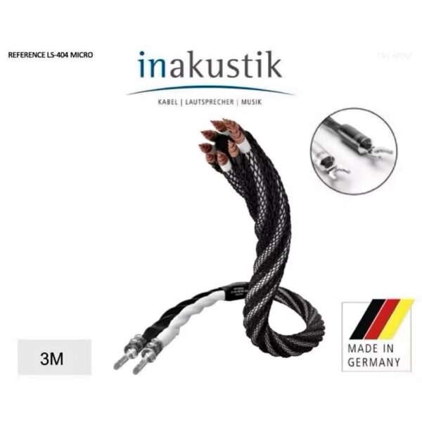 Inakustik Reference LS-404 Micro Air Spade Speaker cable (3 meters)Made in Germany